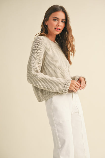 Oatmeal Knit Sweater