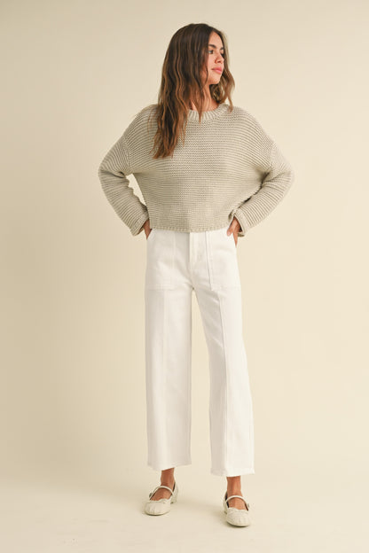 Oatmeal Knit Sweater