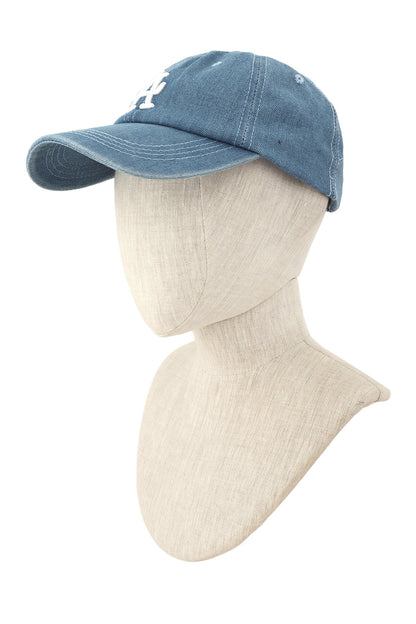LA Baseball Cap - Light Denim