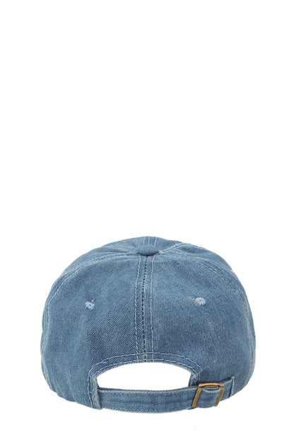 LA Baseball Cap - Light Denim