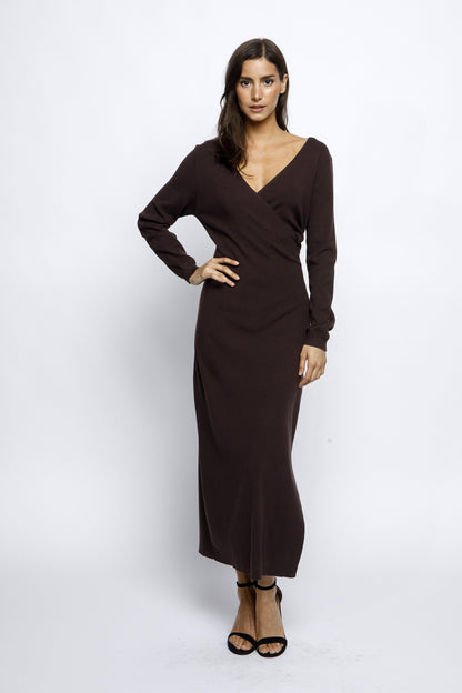 Chocolate Knit Dress
