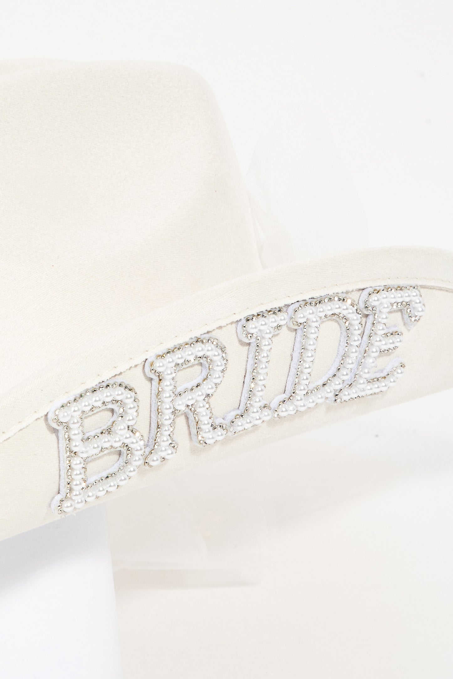 Cowboy Bride & Veil Hat
