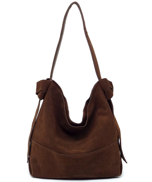 Genuine Suede & Leather Bag