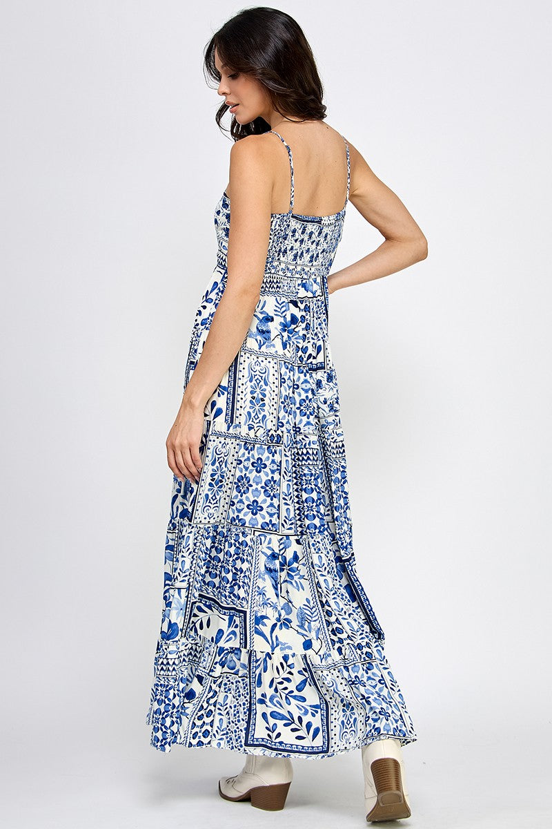 Sapphire Floral Dress