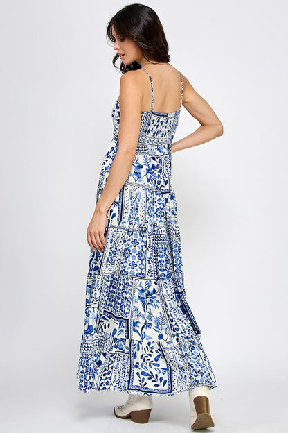 Sapphire Floral Dress