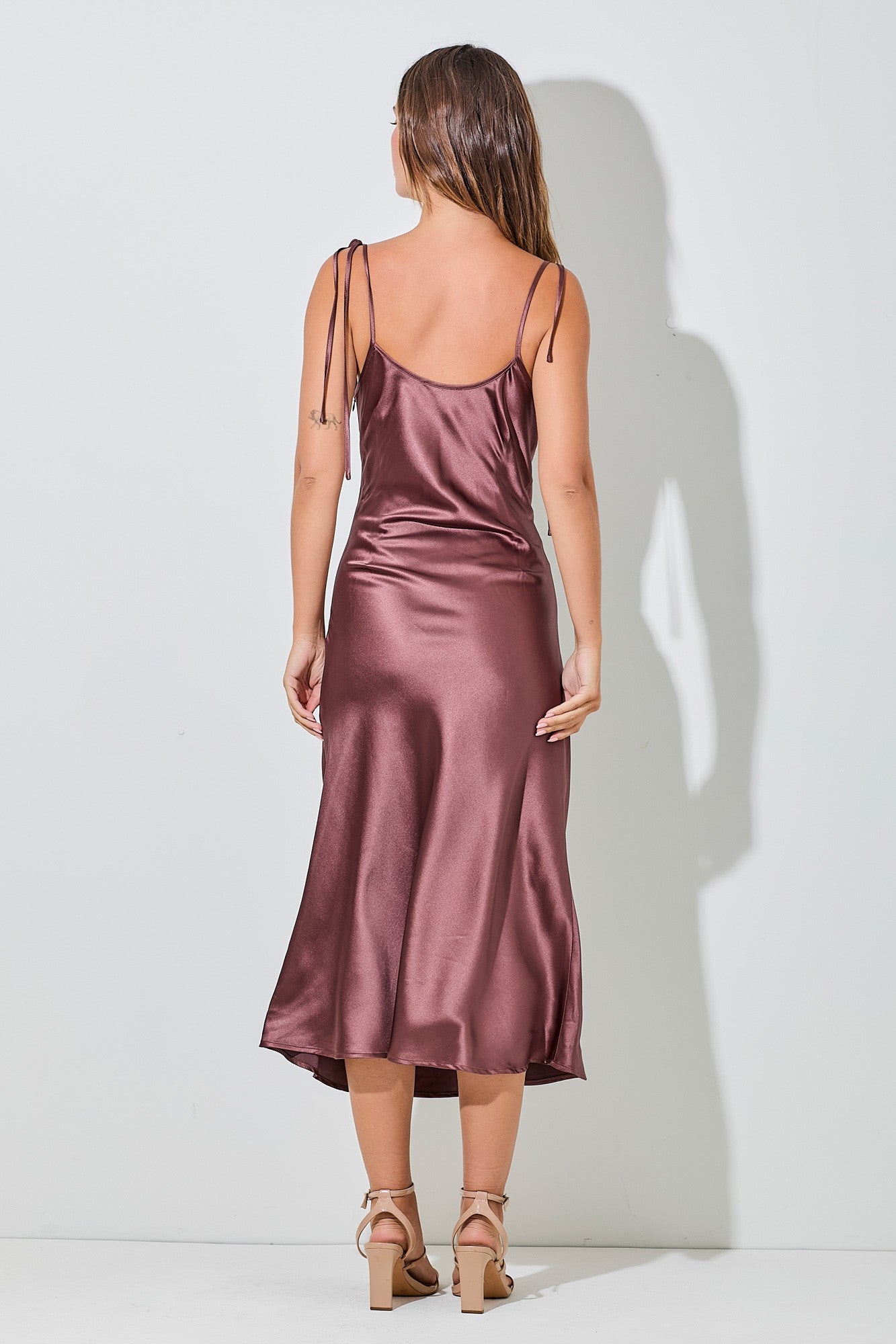Amberly Satin Dress