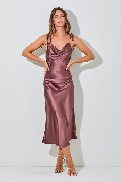 Amberly Satin Dress