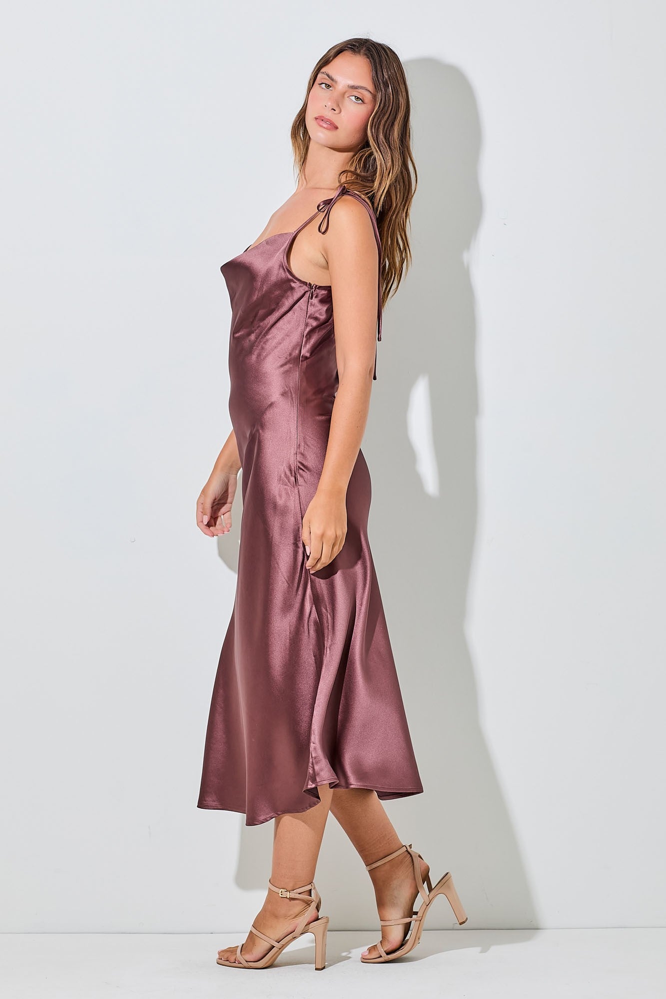 Amberly Satin Dress