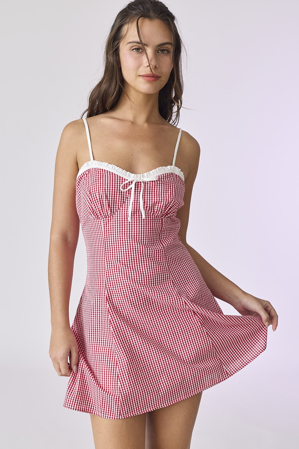 Cherry Gingham Dress