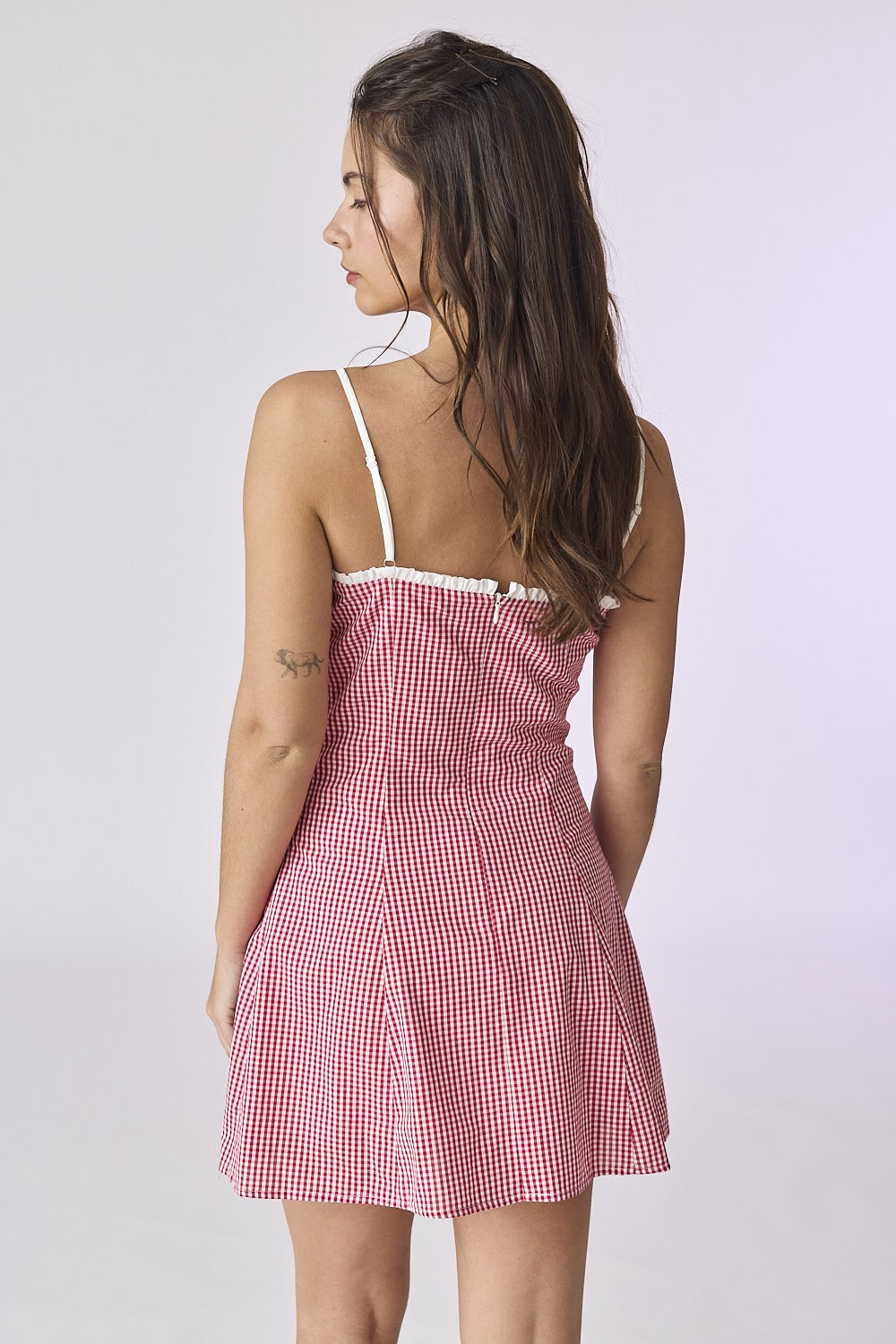 Cherry Gingham Dress