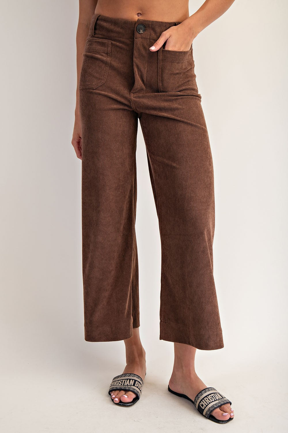 Chocolate Corduroy Pants