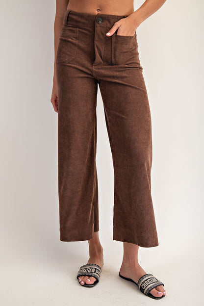 Chocolate Corduroy Pants