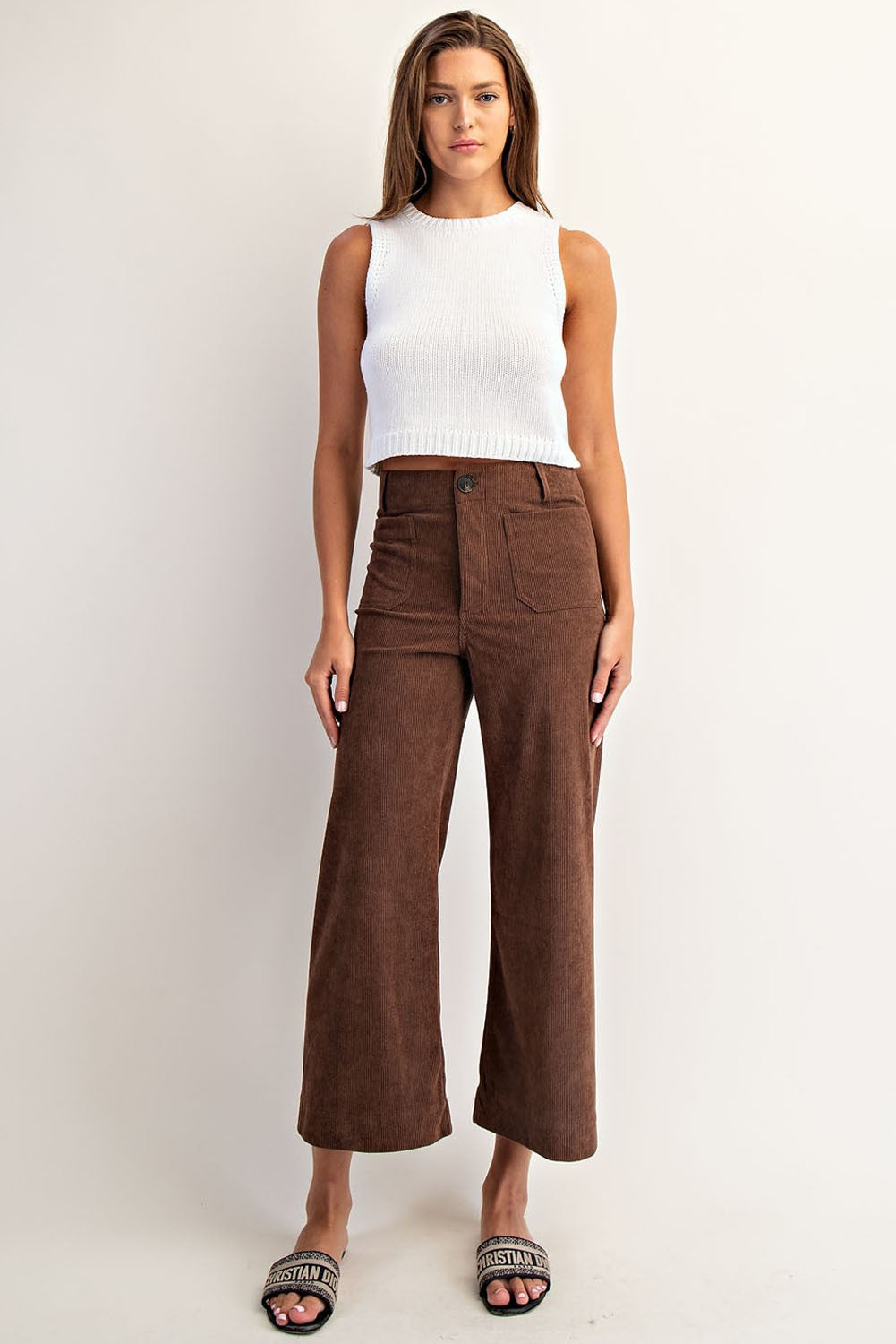 Chocolate Corduroy Pants