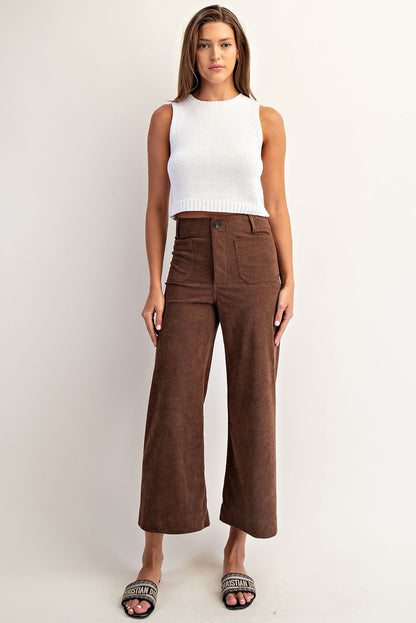 Chocolate Corduroy Pants