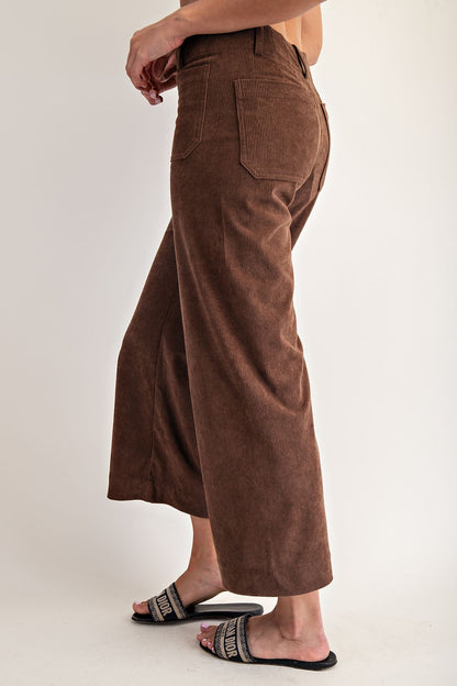 Chocolate Corduroy Pants