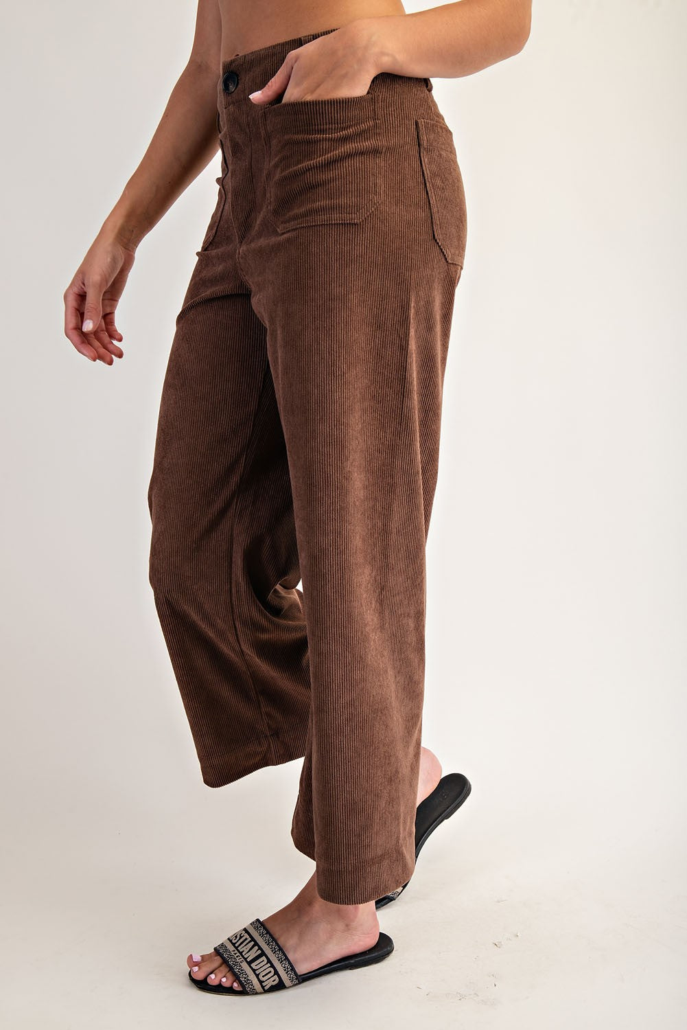 Chocolate Corduroy Pants