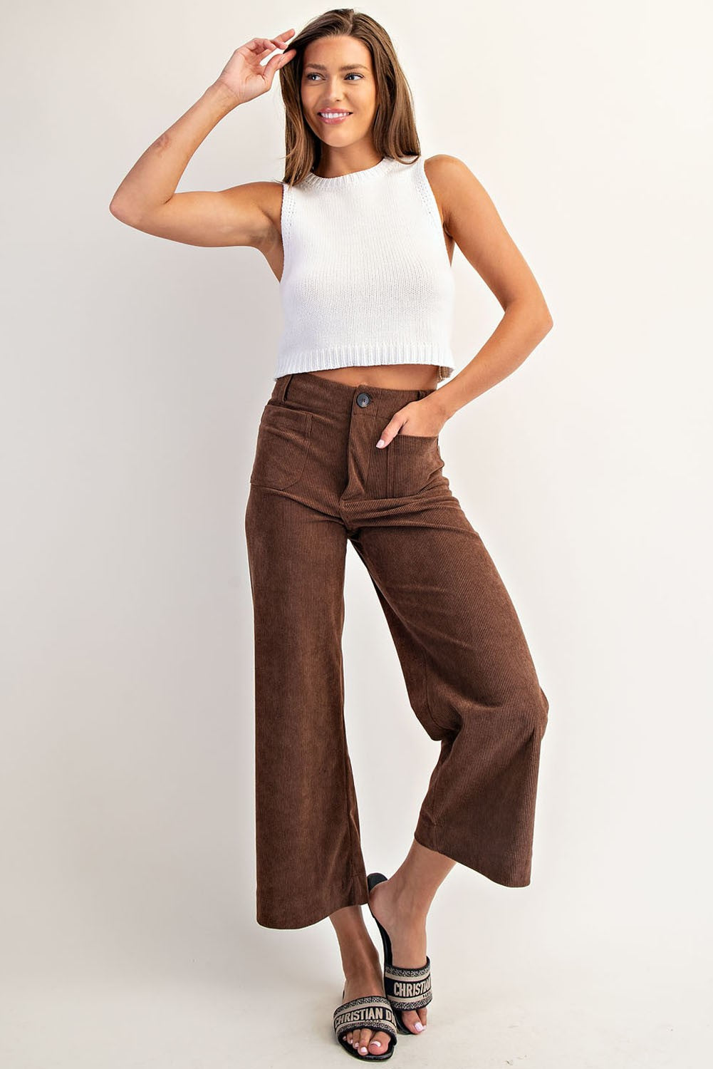 Chocolate Corduroy Pants