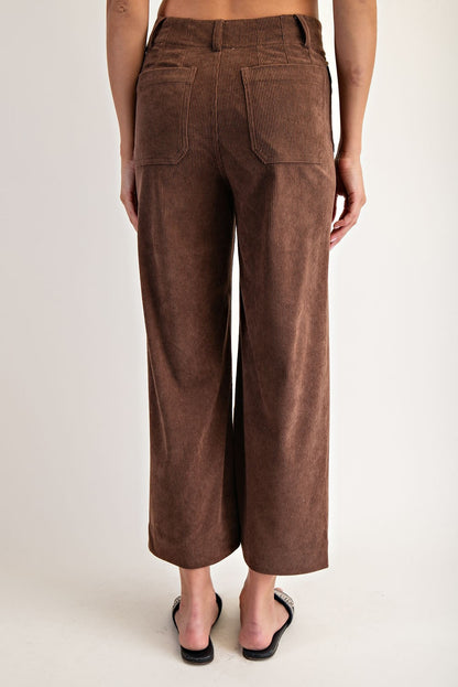 Chocolate Corduroy Pants