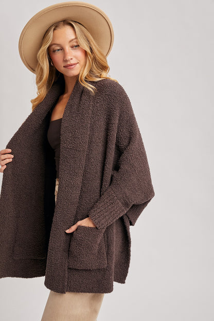Boucle Blanket Cardigan