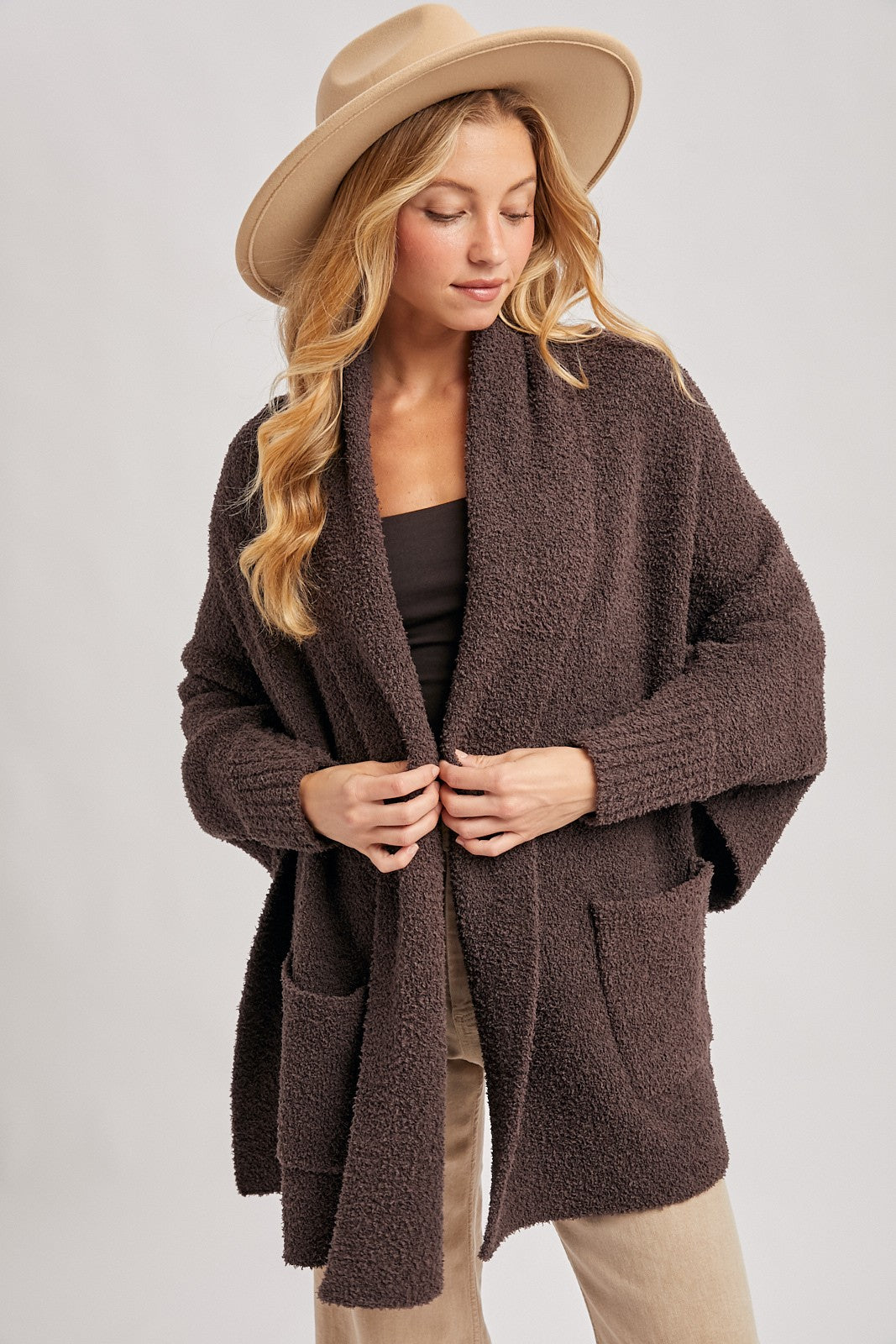 Boucle Blanket Cardigan