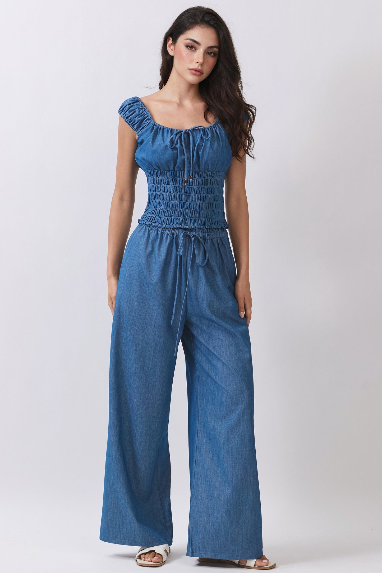Relaxed Denim Pants