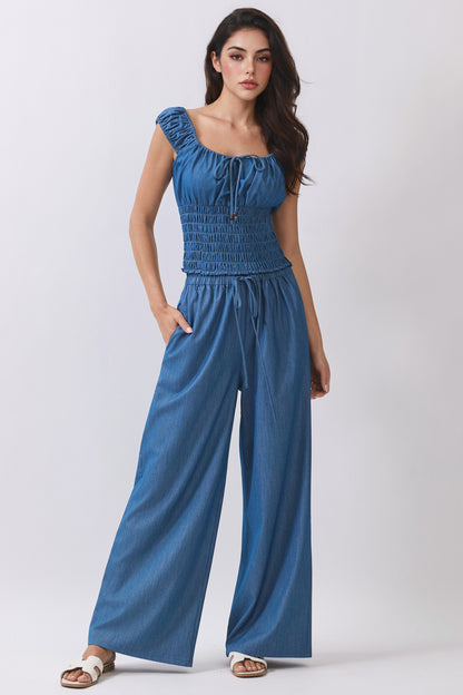 Relaxed Denim Pants