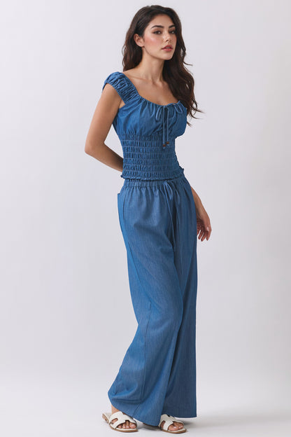 Relaxed Denim Pants