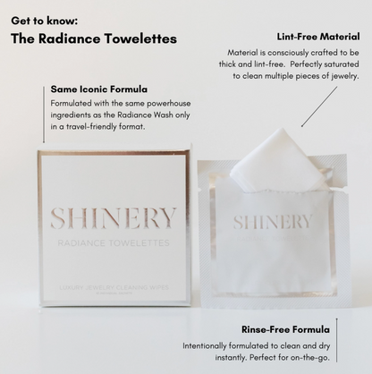 Radiance Towelettes Luxury Jewelry Wipes
