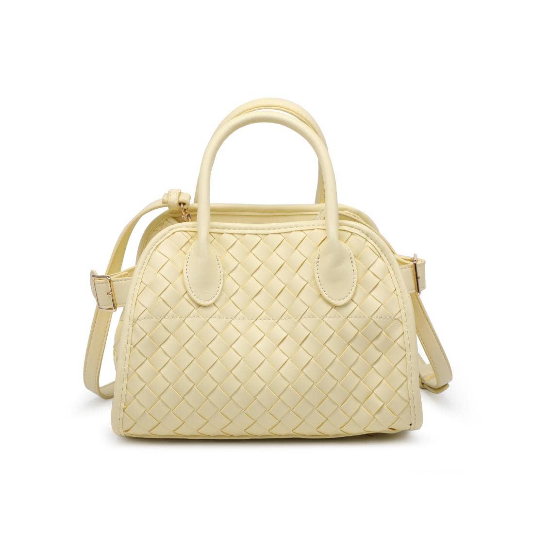 Kristie Woven Crossbody: Chocolate