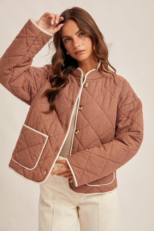 Winter Rose Quilted Jacket