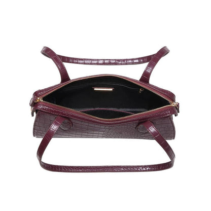 Nessa Shoulder Bag: Wine