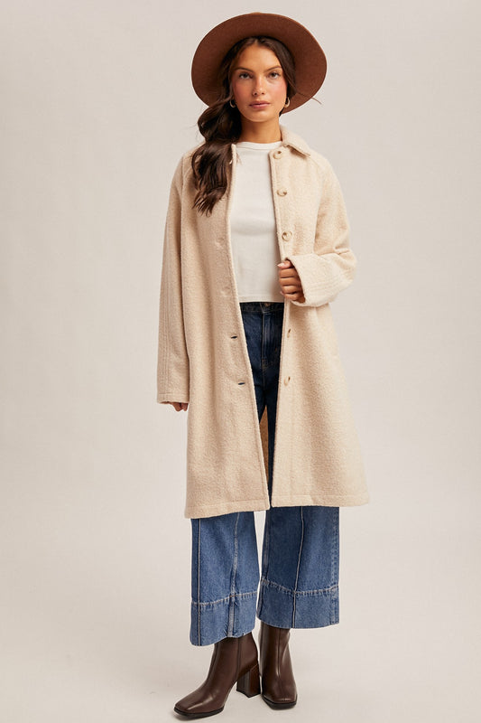Ecru Teddy Coat