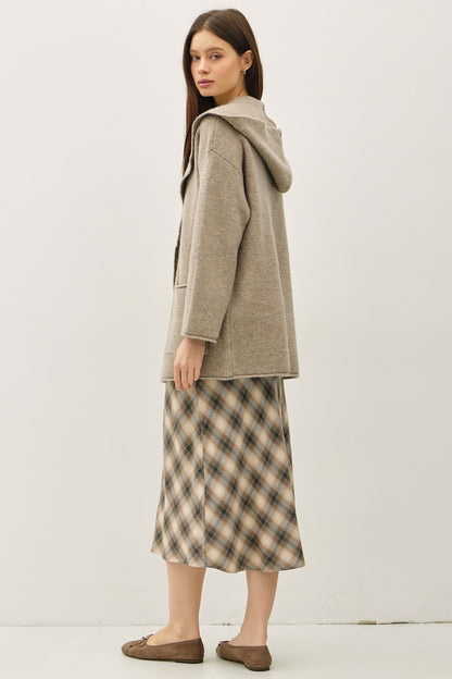 Mocha Relaxed Cardigan