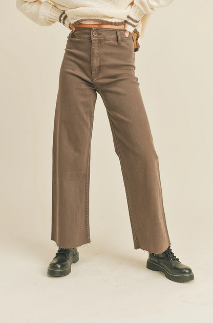 Brown Stretch Pants