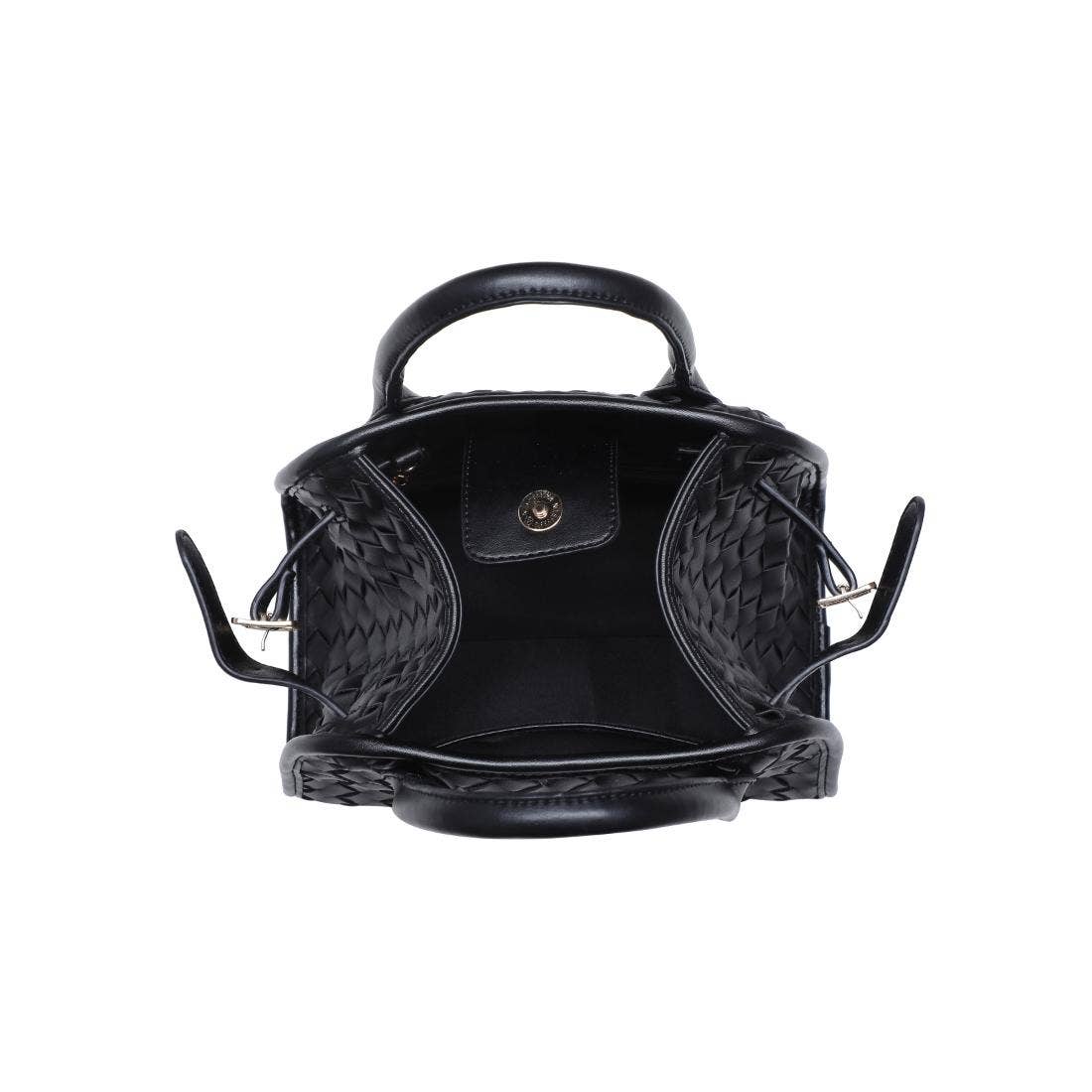 Kristie Woven Crossbody: Chocolate