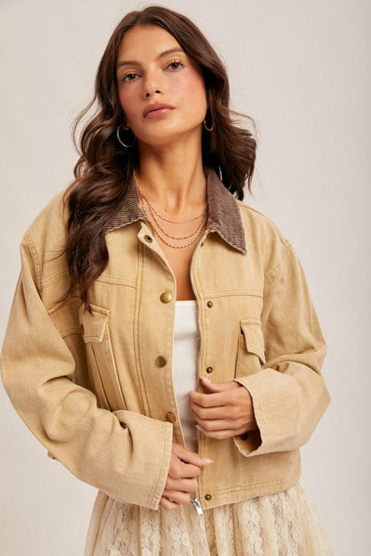 Sand Corduroy Jacket