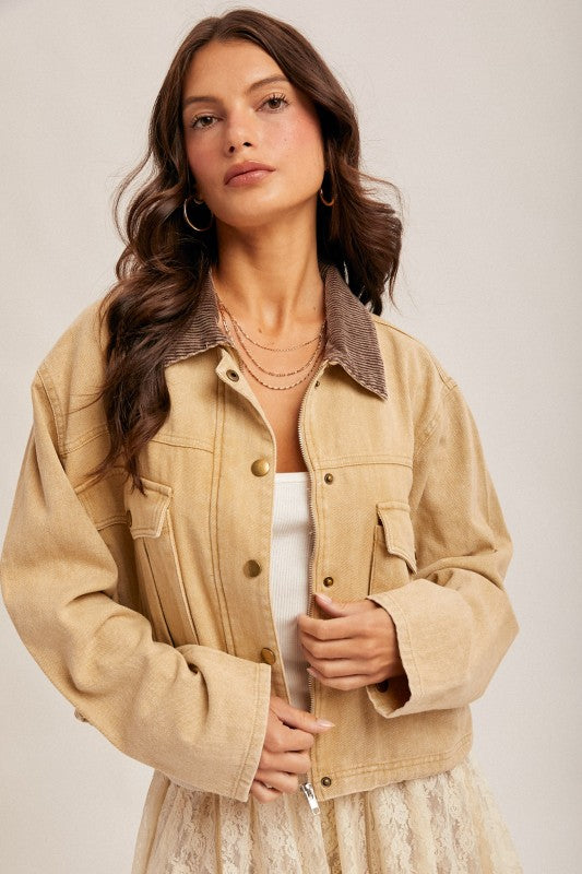 Sand Corduroy Jacket