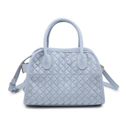 Kristie Woven Crossbody: Chocolate