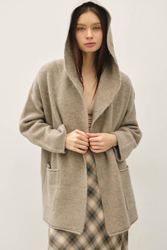 Mocha Relaxed Cardigan