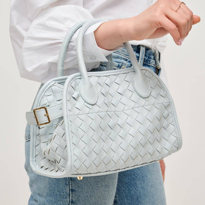 Kristie Woven Crossbody: Ivory