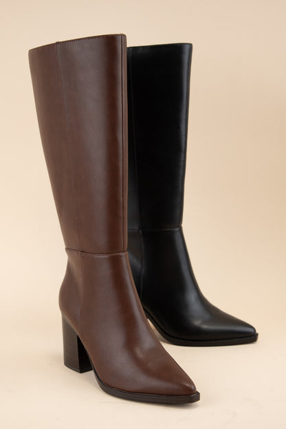 Vera Sleek Black Boots
