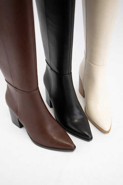 Vera Sleek Black Boots