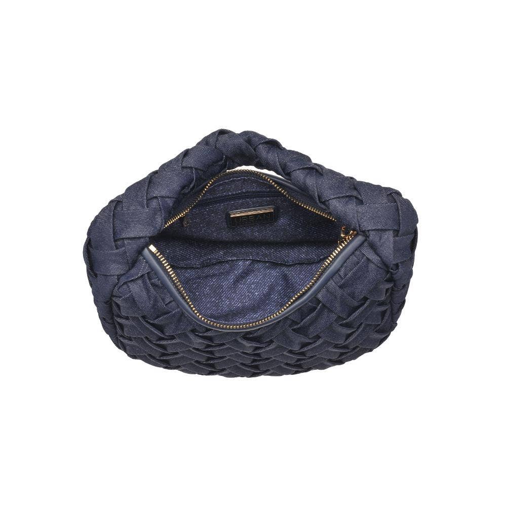 Noreen Woven Clutch: Oatmilk