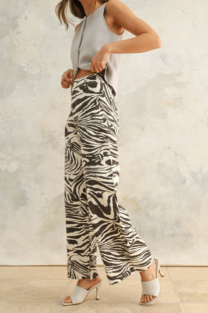 Zebra Stretch Pants