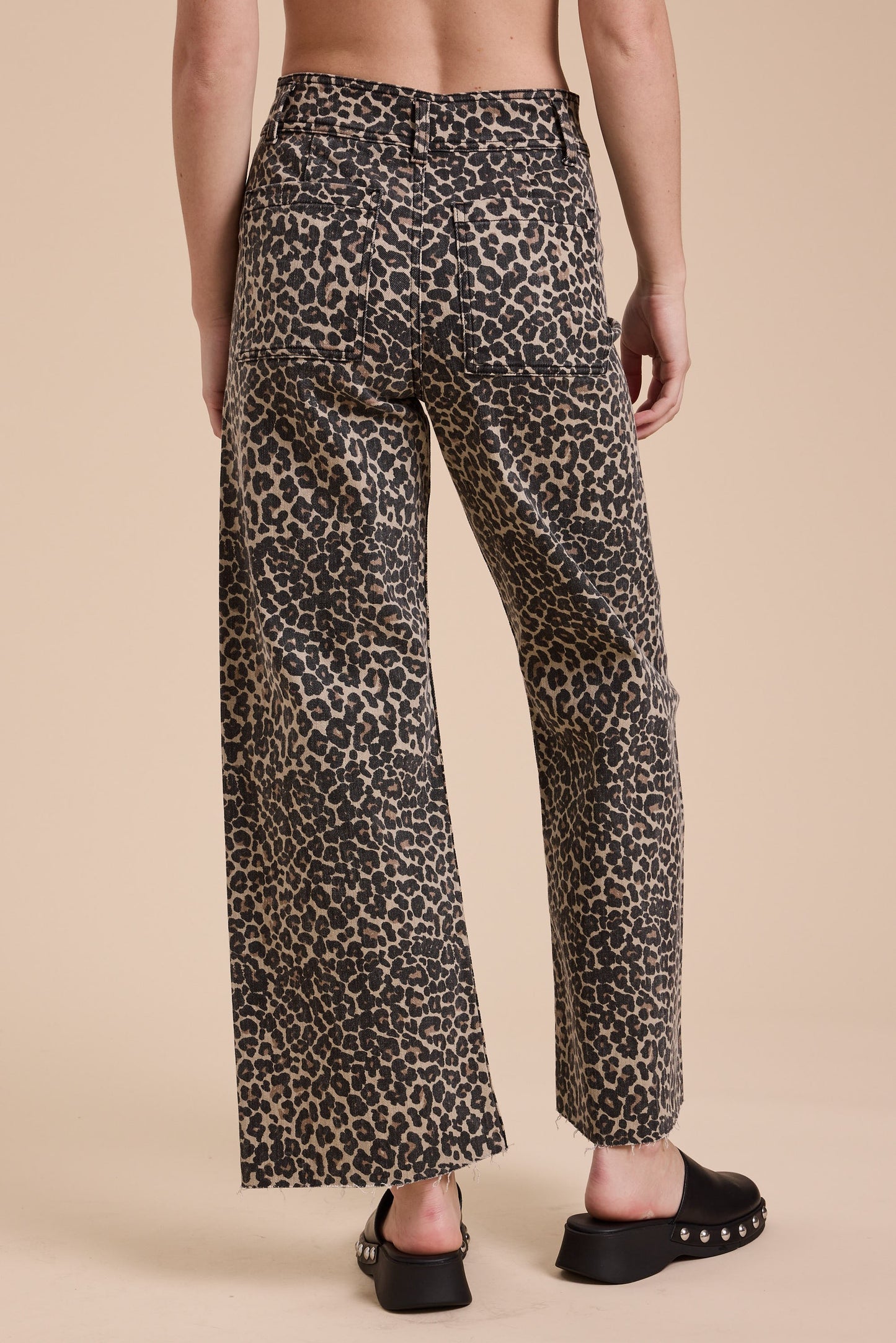 Leopard Wide Leg Pants