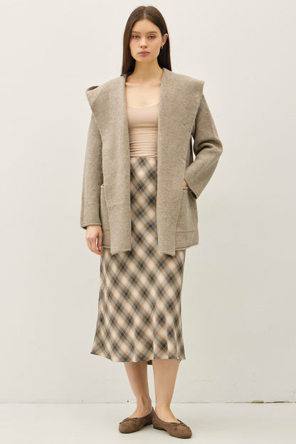 Mocha Relaxed Cardigan