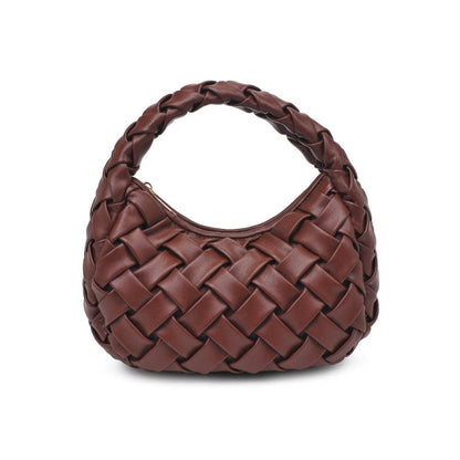 Noreen Woven Clutch: Oatmilk