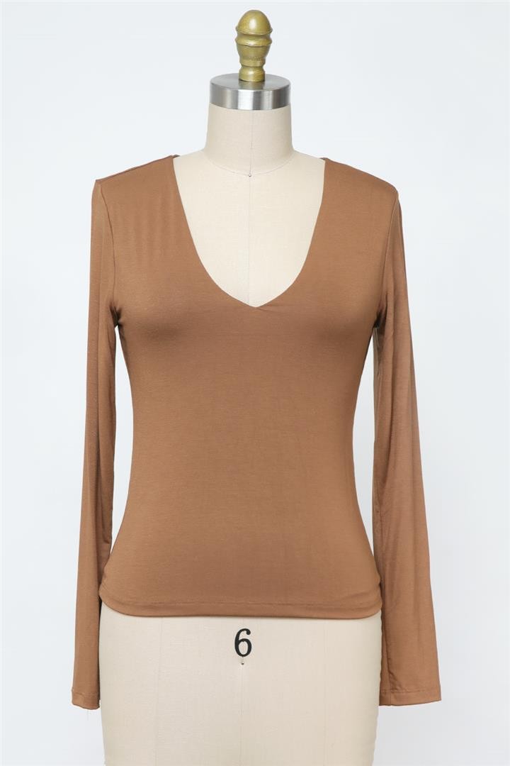 Long Sleeve Top x Amber Brown