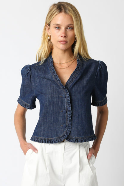 Darla Denim Top