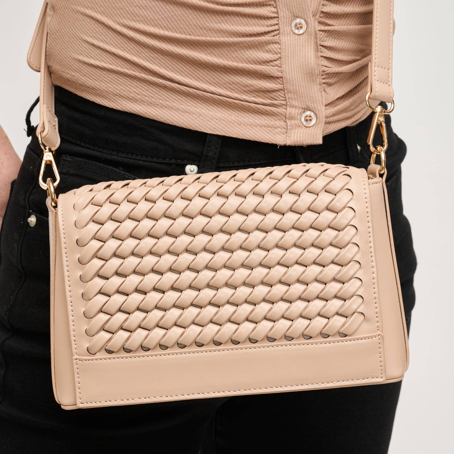 Nina Crossbody: Black